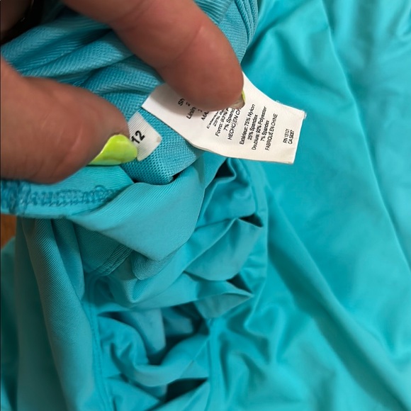 LINI Blue One-Piece Swimsuit with Classic Tank Design - Picture 6 of 10